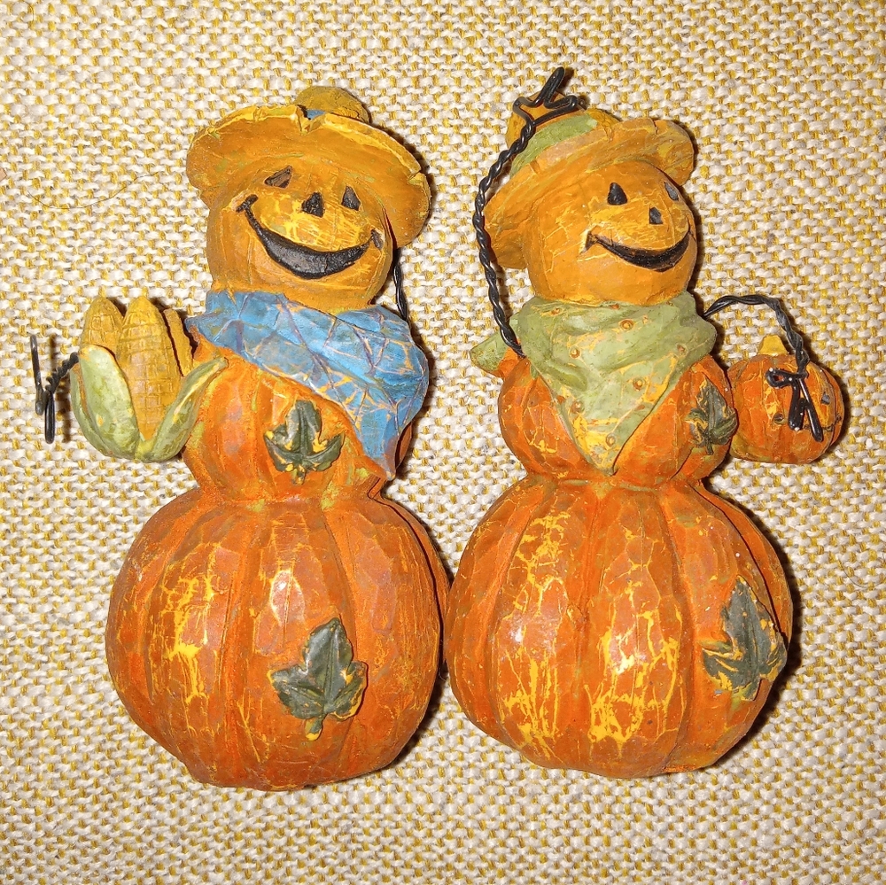Snowman Pumpkin Set